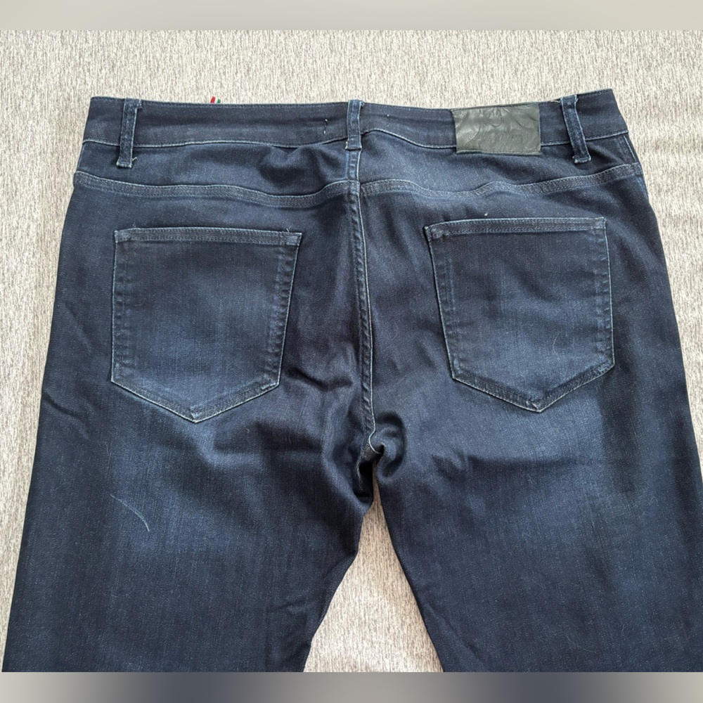 Luchiano Visconti Men's Dark Blue Jeans - Picture 10 of 10